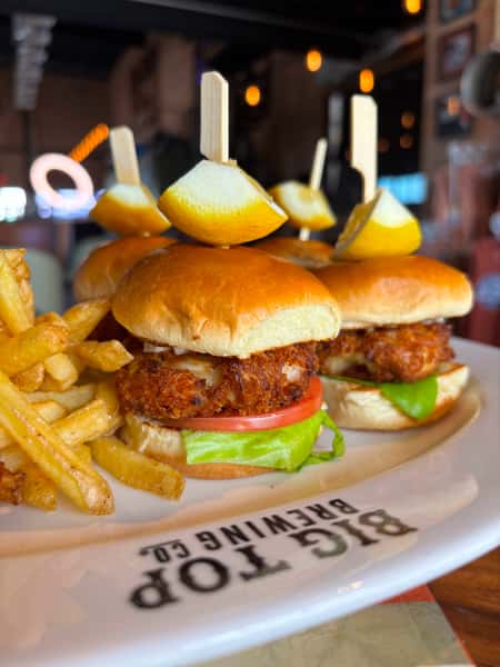 Crispy Shrimp & Crab Sliders