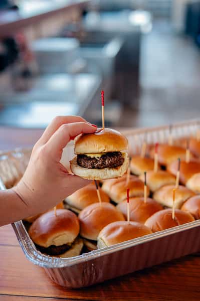 Cheeseburger Sliders Platter