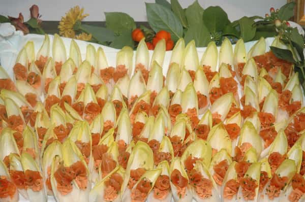 Endives with Smoke Salmon