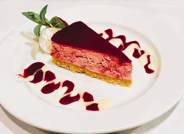 Gâteau de Fromage aux Framboises