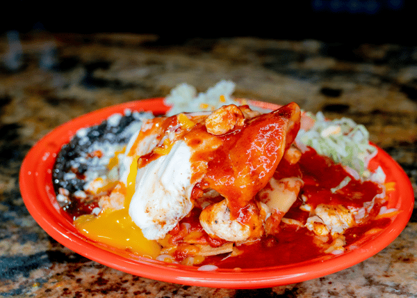 (3) Shredded Beef Enchiladas