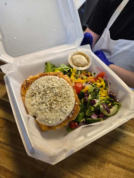 Spinach Pie And Greek Salad