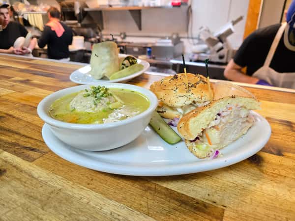 1/2 Sandwich & Cup Of Soup