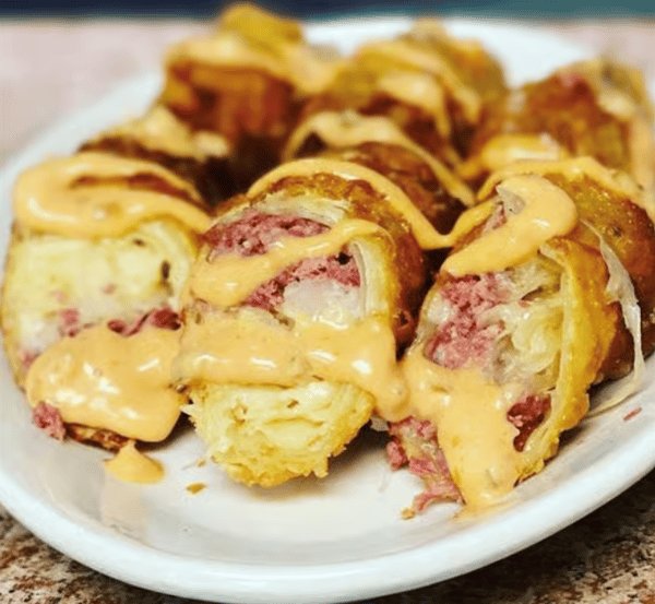 REUBEN EGG ROLLS