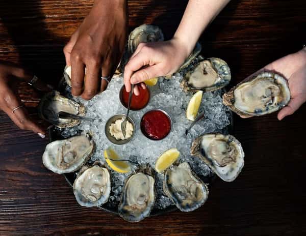 Raw Oysters On The Half Shell *