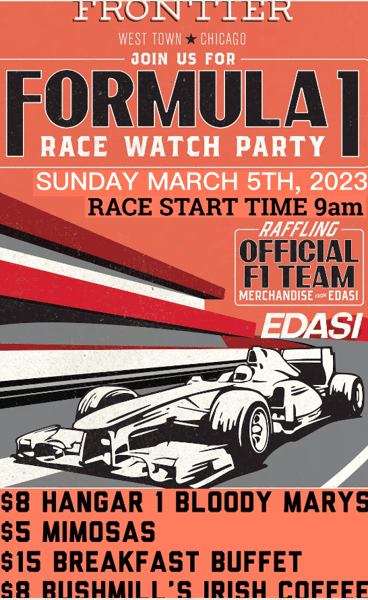 Formula 1 watch poster