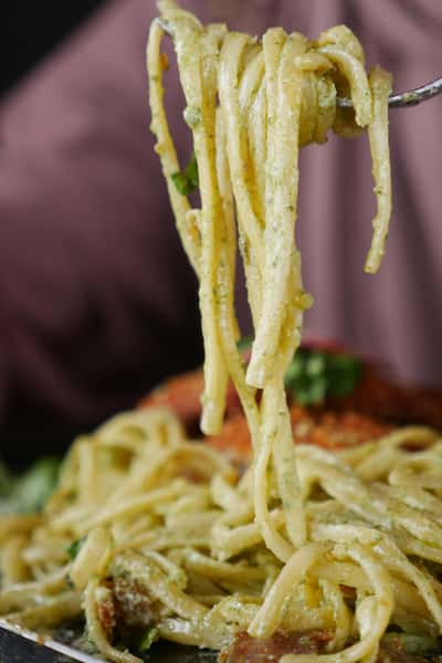 Shrimp & Broccoli Alfredo