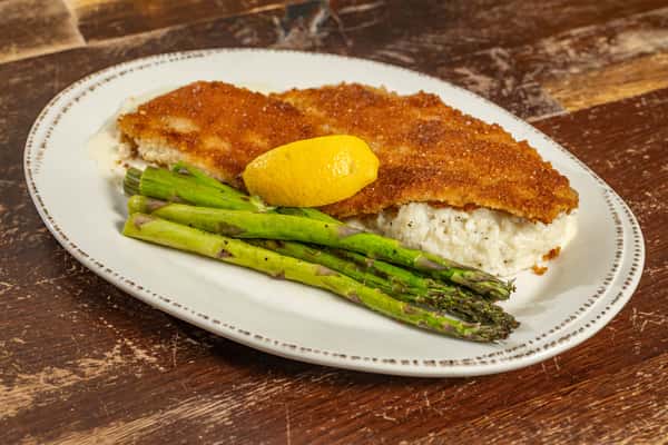 Lemon Parmesan Flounder