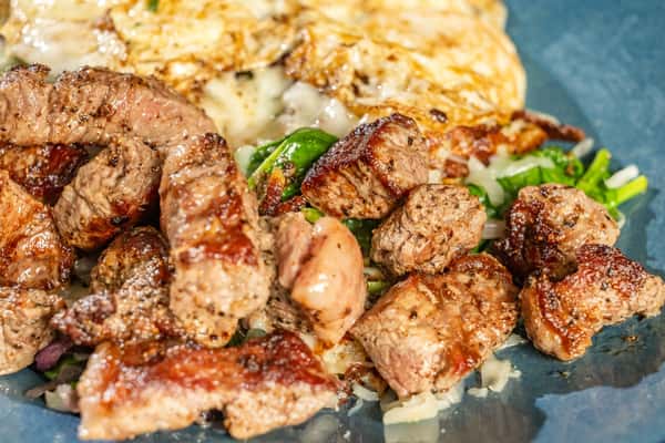 Steak & Hash NY Strip