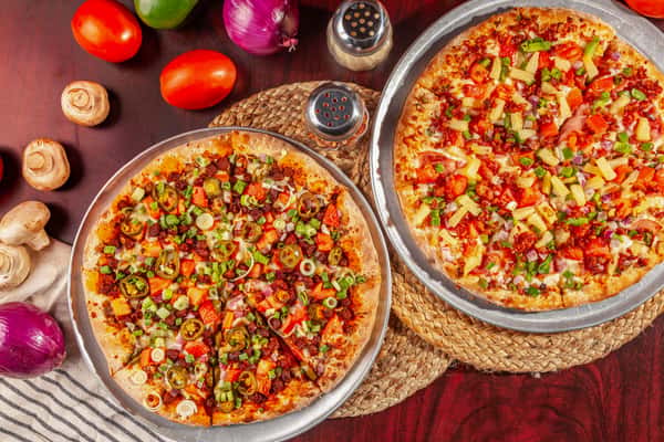 group shot pizza