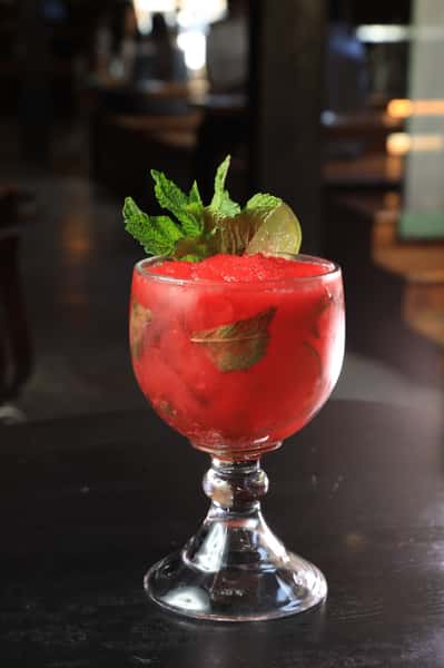 Jumbo raspberry with tequila