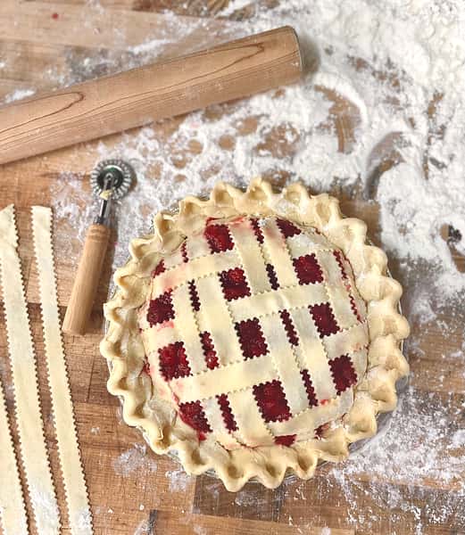 Unbaked Cherry pie
