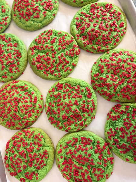 Mr Grinch Sugar cookies
