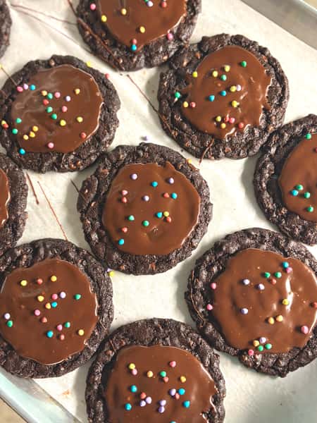 Cosmic Brownie Cookies