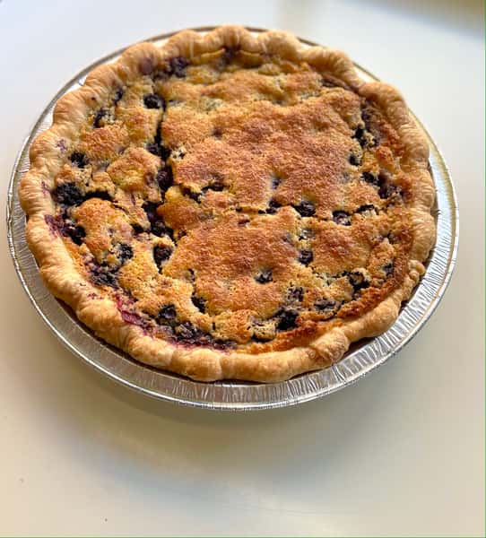 Blueberry Buttermilk Pie Slice