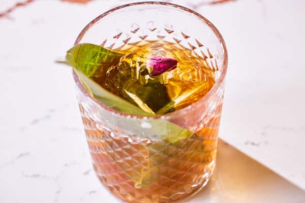 Happy hour and cocktails at a restaurant in Emeryville