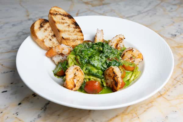 Spicy Pesto Shrimp