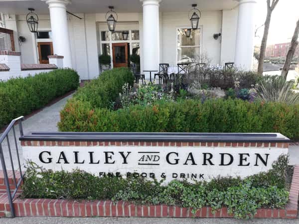 Galley and Garden Exterior sign