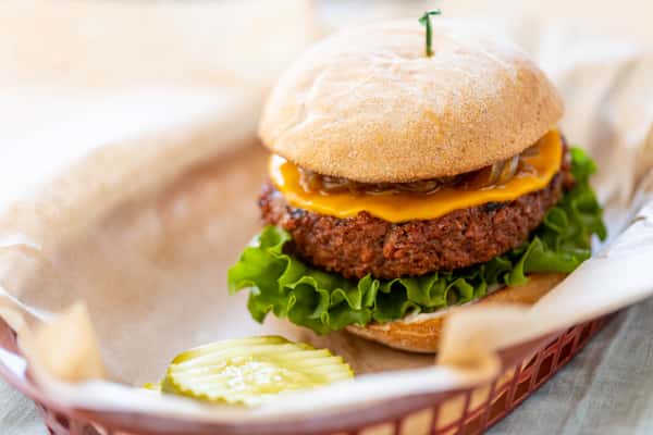 Vegan Cheese Burger