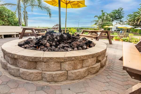 patio with ocean view