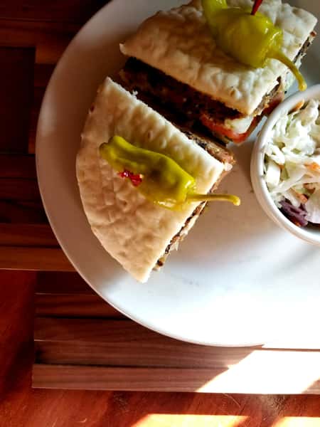 Blackbean Burger Stack