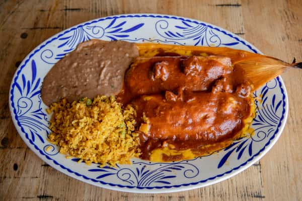 Handmade Tamales Entree