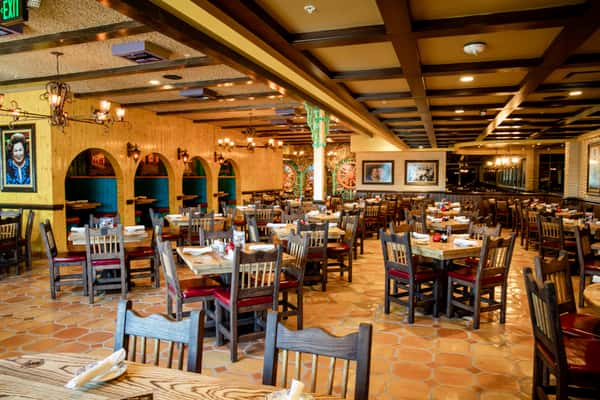 Interior family style dining