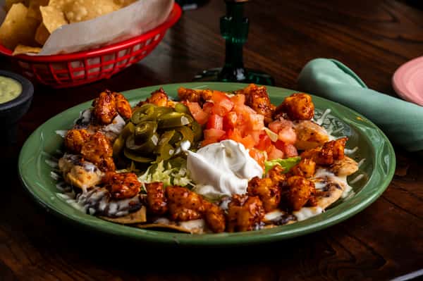 Shrimp Fajita Nachos