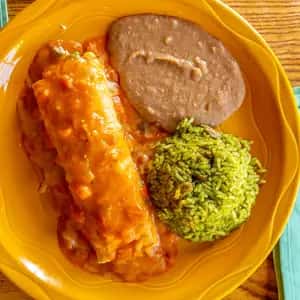 Meatless Cheese Enchilada