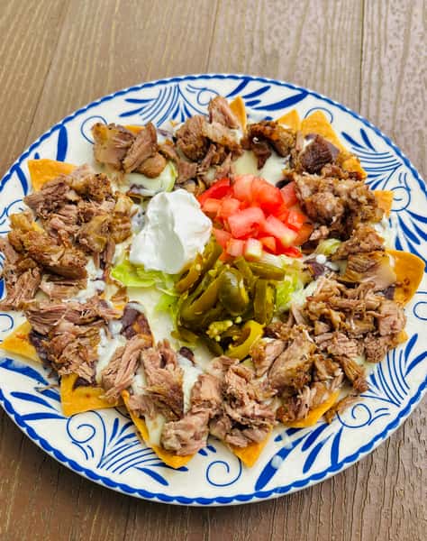 Carnitas Fajitas Nachos