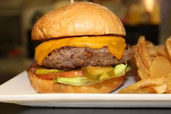 Public House Cheese Burger