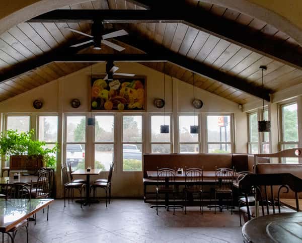 inside of restaurant