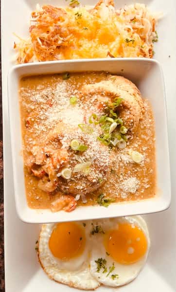 Jambalaya Biscuits & Gravy