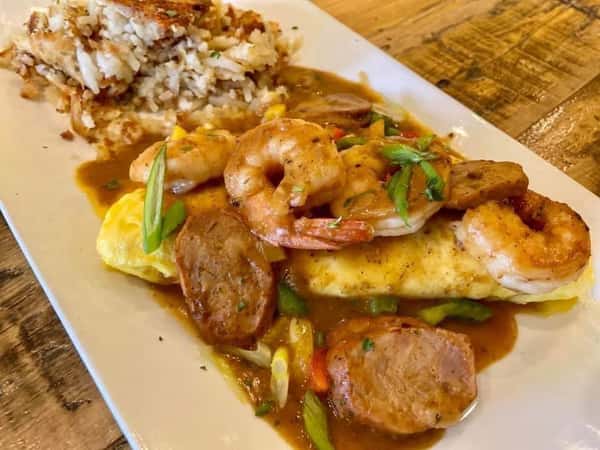 Jerk Chicken Omelet