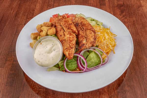 Fried Chicken Tender Salad