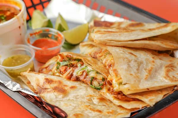 Birria Quesadilla served at Señor Burrito Company in a dish