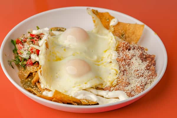 Señor Burrito Company's best served Chilaquiles