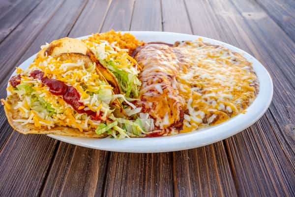 #19 One Taco & One Chile Relleno & One Enchilada