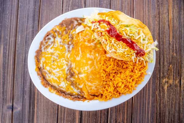 #14 One Chile Relleno & One Enchilada