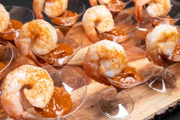 Cajun Shrimp Cocktail Cups