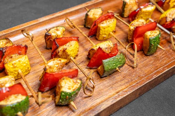 Tequila Lime Veggie Skewers