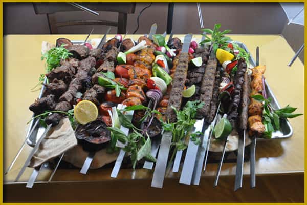 various kabobs