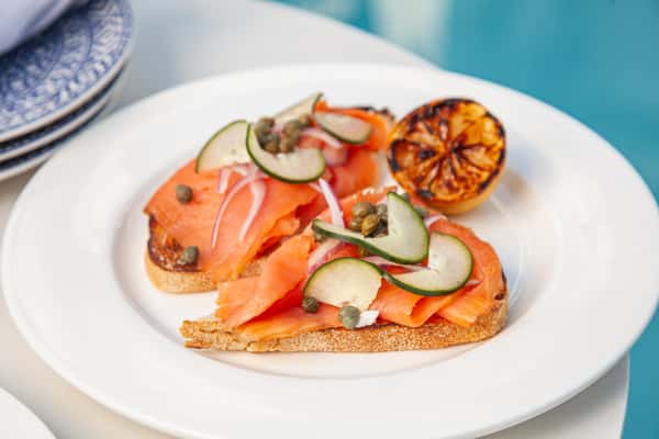 Citrus Salmon Toast