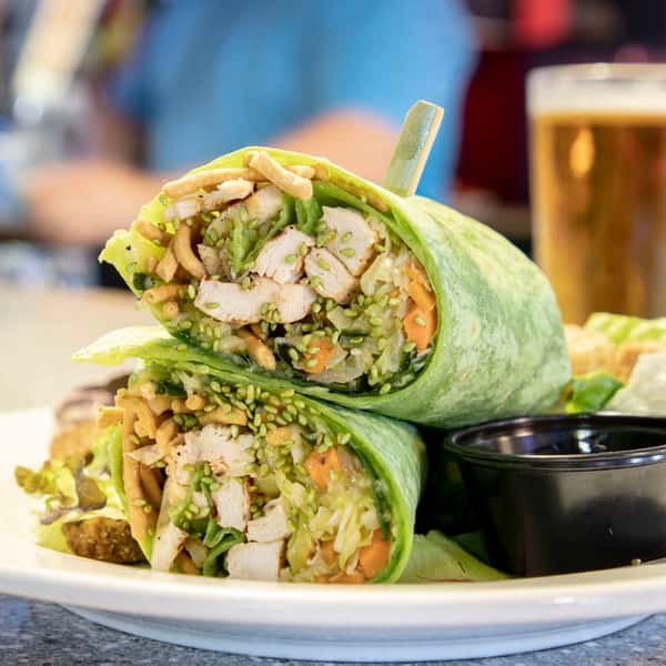chicken caesar wrap