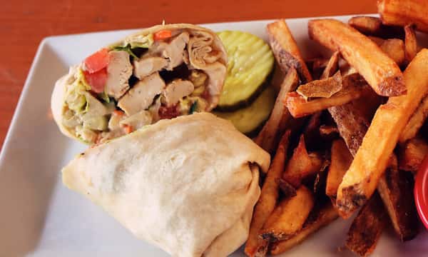 Mediterranean Chicken Wrap