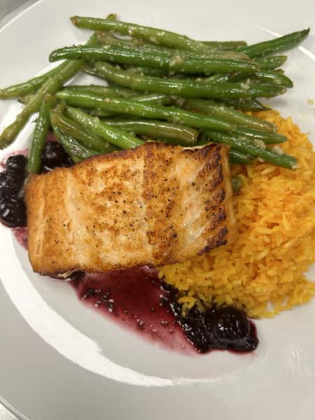 Blueberry Balsamic Salmon