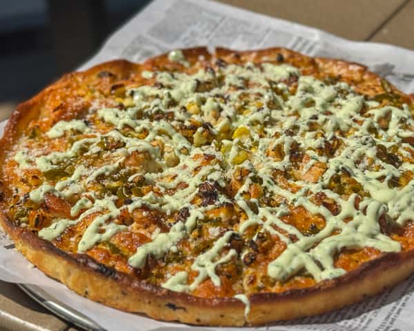 Chicken & Street Corn Pizzza