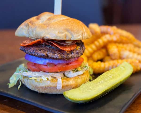 Hot Honey Roni Burger