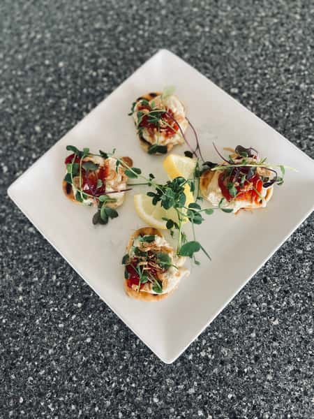 Goat Cheese & Bacon Crostini