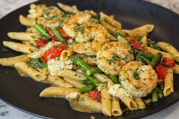 Pesto Shrimp Pasta